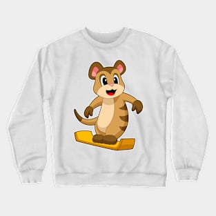 Meerkat Snowboard Winter sports Crewneck Sweatshirt